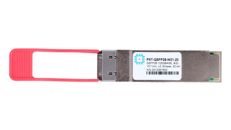 Модуль, QSFP28 100GBASE, BiDi, 1311нм, LC Simpex, дальность до 20 км