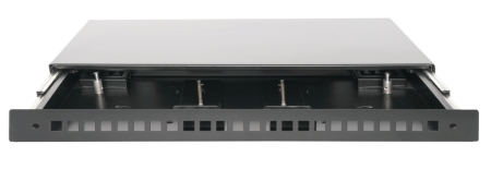 Кросс оптический Pixietech 19" на 24 порта, выдвижной, 1U