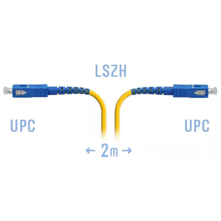 Optik patch simi SC/UPC SM, 2 metr
