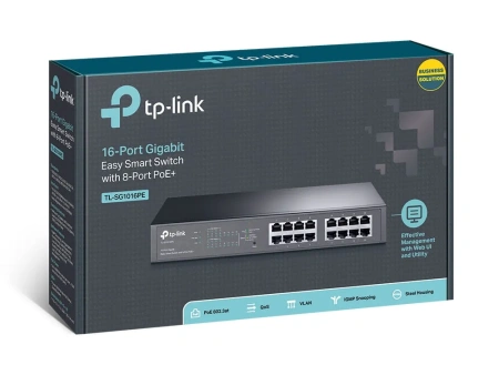 TP-LINK TL-SG1016PE kommutatori