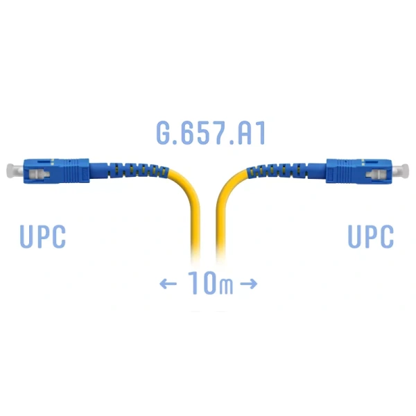 Optik patch-kord SC/UPC SM 10 metr