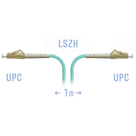 Optik patch-kord LC/UPC MM 1m