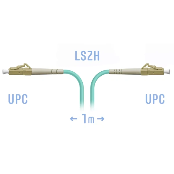 Optik patch-kord LC/UPC MM 1m