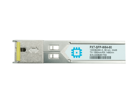 SFP WDM moduli, masofa 80 km gacha (24dB), 1550/1490 nm