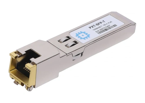 RJ45 interfeysli SFP moduli, masofa 100 m gacha.