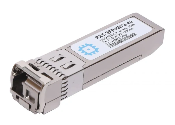 SFP+ WDM moduli, uzatish masofasi 40 km gacha (16 dB), 1270 nm.