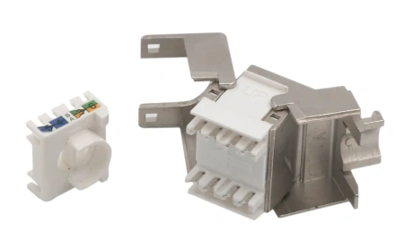 Модуль Keystone Jack Pixietech, Cat.6E, экранированный, горизонтальная заделка