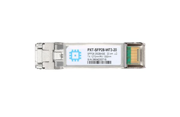 Модуль SFP28 WDM, 25GBASE, разъем LC, дальность до 20 км, 1270 нм