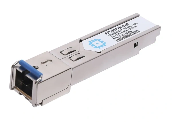 SFP WDM moduli, masofa 20 km gacha (14 dB), 1310 nm.