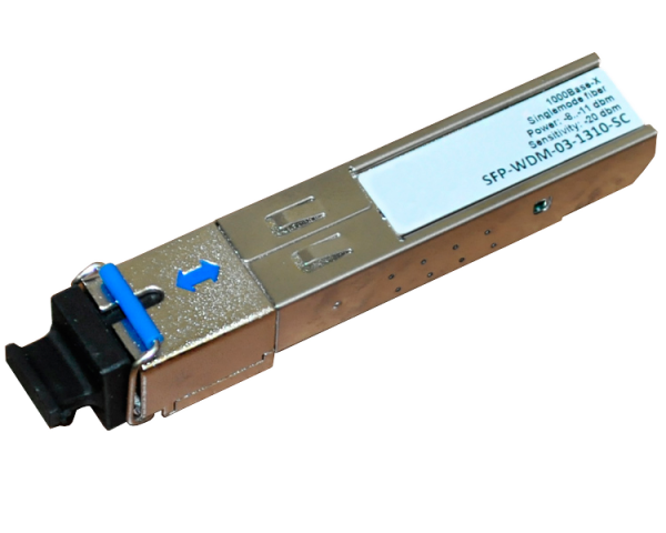SFP WDM moduli, masofa 3 km gacha (6dB), 1310nm