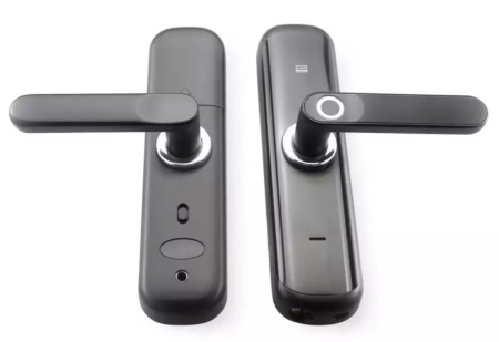 Дверной Wi-Fi замок с поддержкой отпечатка, кода, карты Tuya Smart