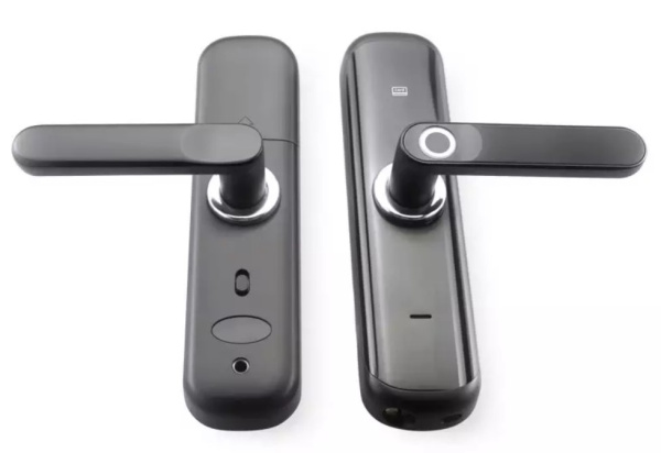Дверной Wi-Fi замок с поддержкой отпечатка, кода, карты Tuya Smart