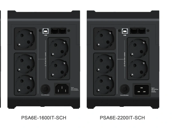 UPS Vertiv PowerUPS 200 Essential PSA6E-2200IT-SCH, 2200VA