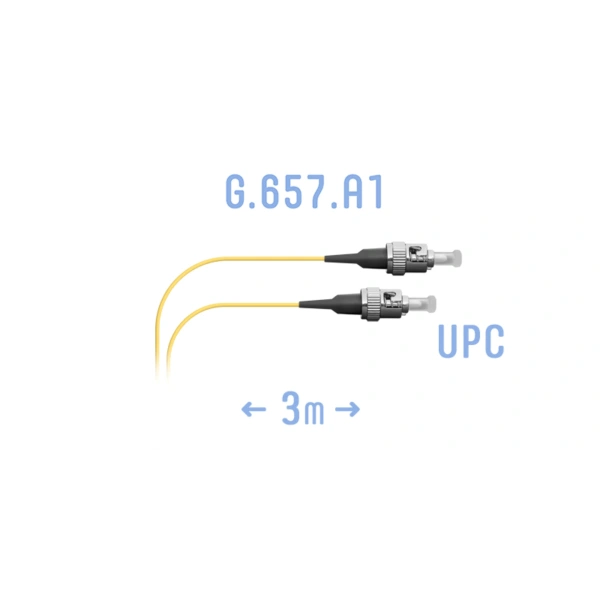 Шнур монтажный оптический ST/UPC-ST/UPC SM, 3 метра