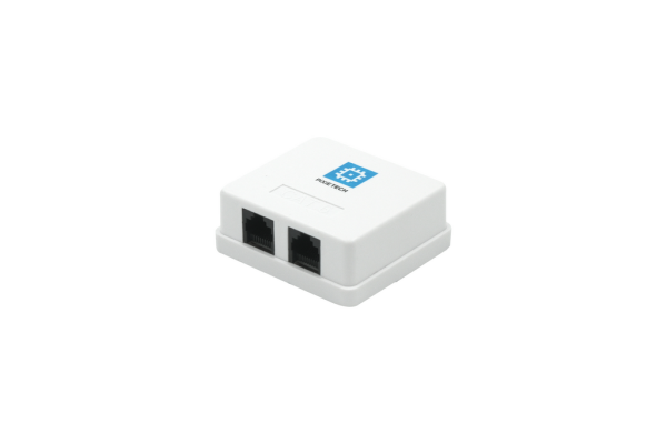 PXT tashqi rozetka, CAT6 UTP RJ-45, 2 portli