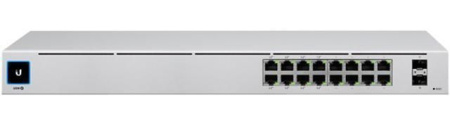 Коммутатор c PoE Ubiquiti USW-16-POE