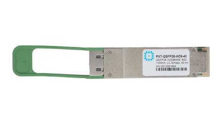 Модуль, QSFP28 100GBASE, BiDi, 1309нм, LC Simpex, дальность до 40 км