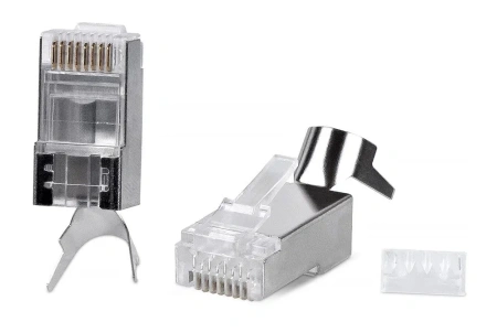 Коннектор Pixietech RJ-45s cat.7, экранированный