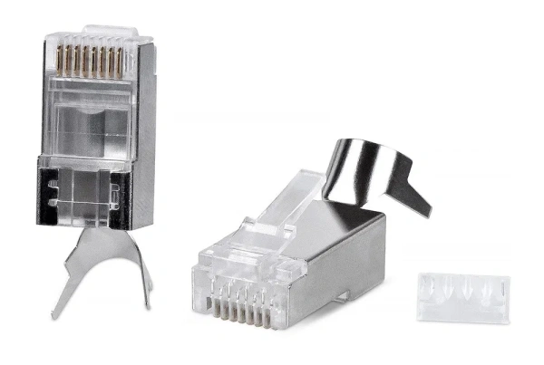 Коннектор Pixietech RJ-45s cat.7, экранированный