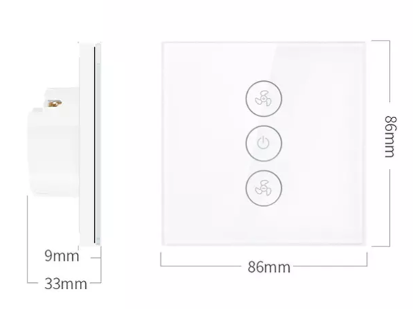 Переключатель для вентилятора Tuya Smart Wi-Fi