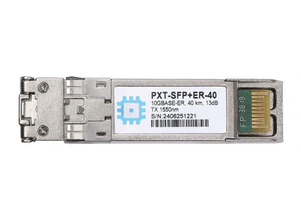SFP+ optik moduli, uzatish masofasi 40 km gacha (15 dB), 1550 nm.