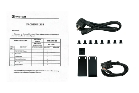 PXT-S2755-8T L2 darajadagi boshqariladigan kommutator