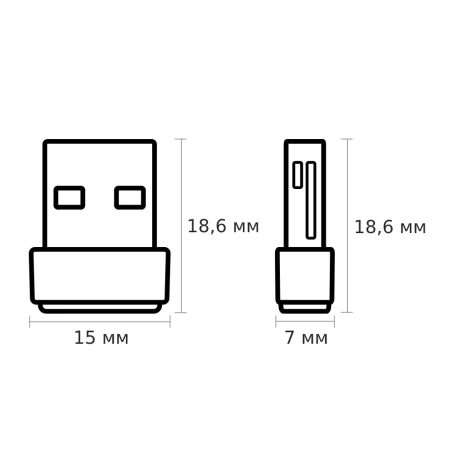 Wi-Fi USB adapter Archer T2U Nano