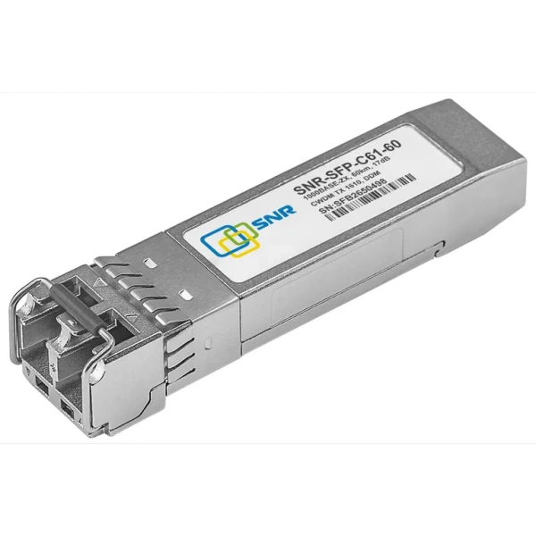 SFP CWDM optik moduli, uzatish masofasi 60 km gacha (17 dB), 1610 nm.