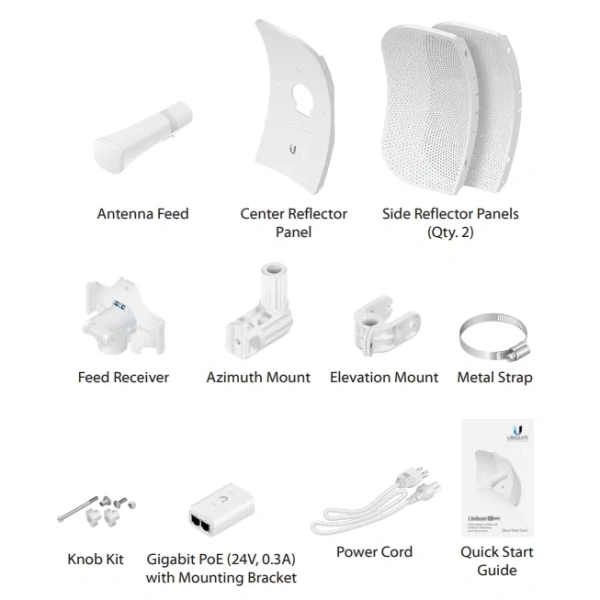 Simsiz ko'prik Ubiquiti LiteBeam 5AC Gen2, 5GHz, 23dBi