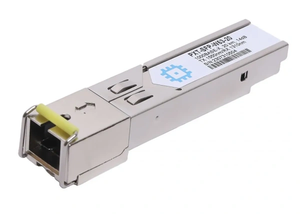 SFP WDM moduli, masofa 20 km gacha (14 dB), 1550 nm.