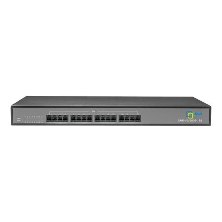 VoIP shlyuzi SNR, 16 FXS, 4 RJ45, 16 SIP hisoblari