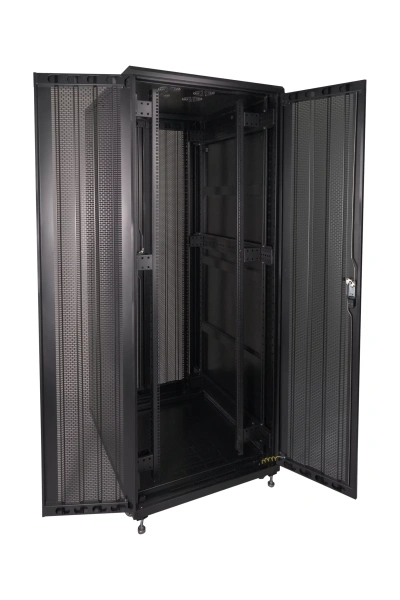Шкаф напольный 47U 800*1000*2222 мм, двойная дверь