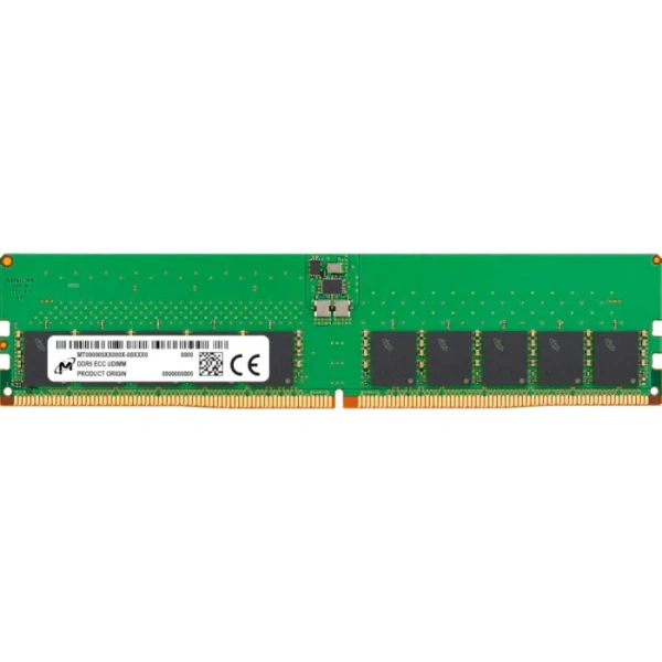 DDR5 5600MHz 32GB Micron ECC UDIMM xotira moduli
