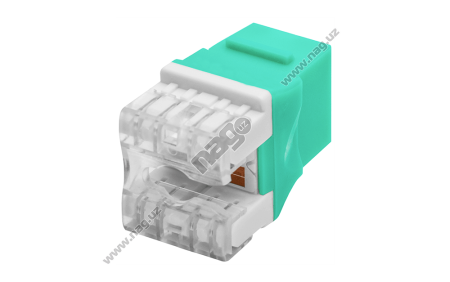 Pixietech Keystone Jack moduli, Cat.6, gorizontal ulash