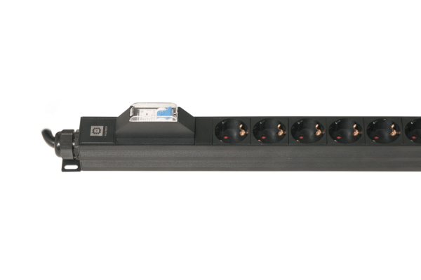 30 ta Schuko rozetkalari uchun Pixietech 32A elektr rozetka bloki, 2 m quvvat simi IEC60309 32A 2P+PE