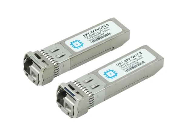 SFP+ WDM moduli, uzatish masofasi 3 km gacha (5 dB), 1330 nm.