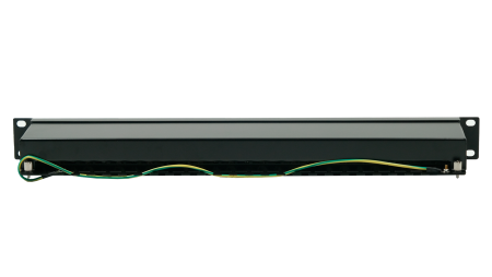 Коммутационная панель Pixietech, 19" экранированная, 1U, 24 порта, cat.6