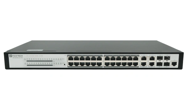 PXT-S2780G-24T-POE L2 darajali boshqariladigan PoE kommutator