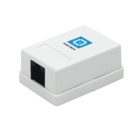 Розетка накладная PXT, CAT6 UTP RJ-45, 1 порт