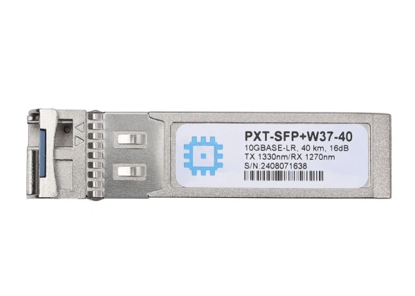 SFP+ WDM moduli, uzatish masofasi 40 km gacha (16 dB), 1330 nm.