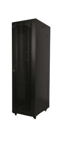 Polga o'rnatiladigan shkaf 42U 600*800*2000 mm, perforatsiyalangan eshik