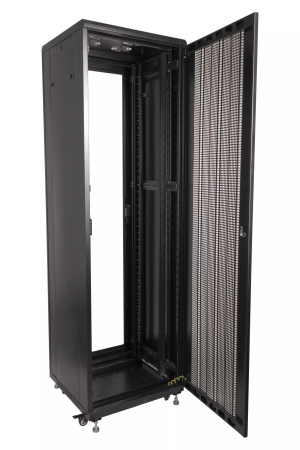 Шкаф напольный 42U 600*1000*2000 мм, перфорированная дверь
