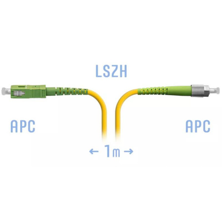 Optik patchcord FC/APC-SC/APC SM G.657.A1 1 metr