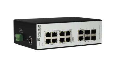 Управляемый промышленный POE коммутатор PXT-S250G-4S2T8-POE