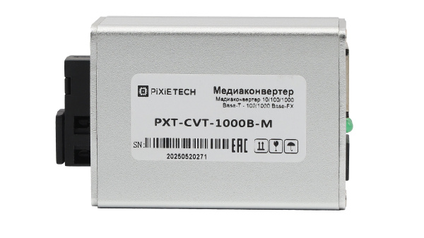 Медиаконвертер 10/100/1000-Base-T / 100/1000Base-FX, Tx/Rx: 1550/1310нм