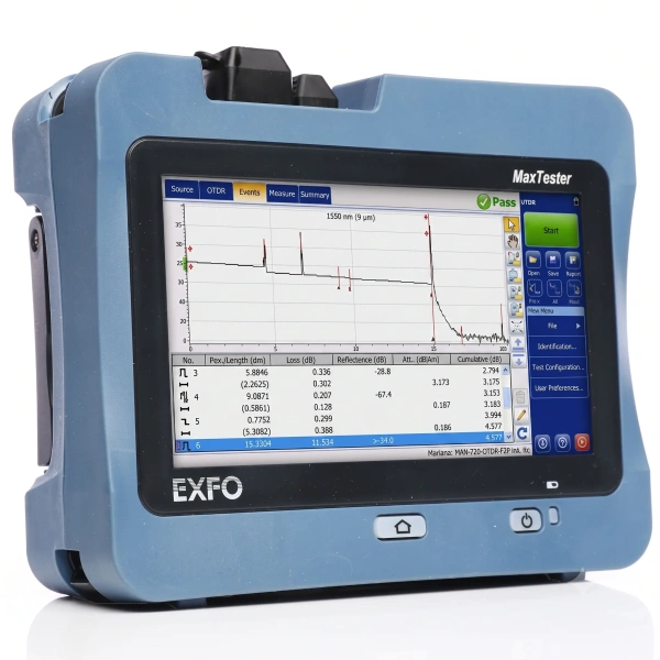 Оптический рефлектометр EXFO MAX-730C-SM2 (1310/1550/1625нм (с фильтром), 39/38/39дБ)