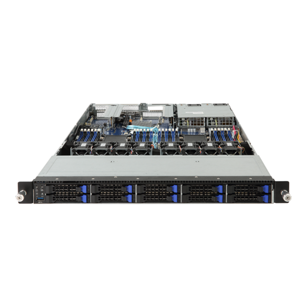 Сервер Gigabyte R181-2A0, 1U, 2 процессора Intel Xeon Platinum 8259CL, 512GB DDR4, 2 SSD 800GB