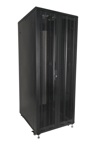 Шкаф напольный 47U 800*1000*2222 мм, двойная дверь