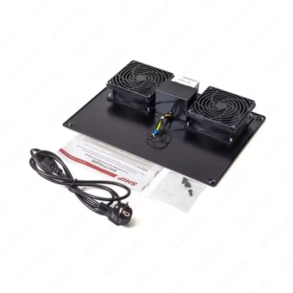 Pixietech termostatli ventilyator paneli, 2 x 12 sm, quvvat 220V