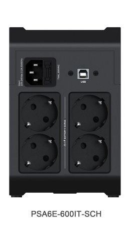 ИБП Vertiv PowerUPS 200 Essential PSA6E-600IT-SCH, 600VA